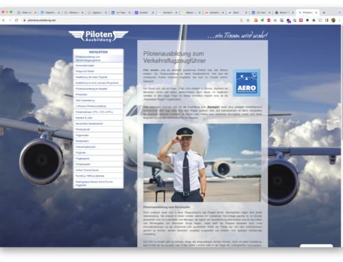 Pilotenausbildung.net – ein Nachschlagewerk für alle